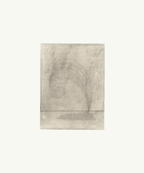 Een zuchtje 2022 16 x 12 cm grafiet op papier ingekaderd